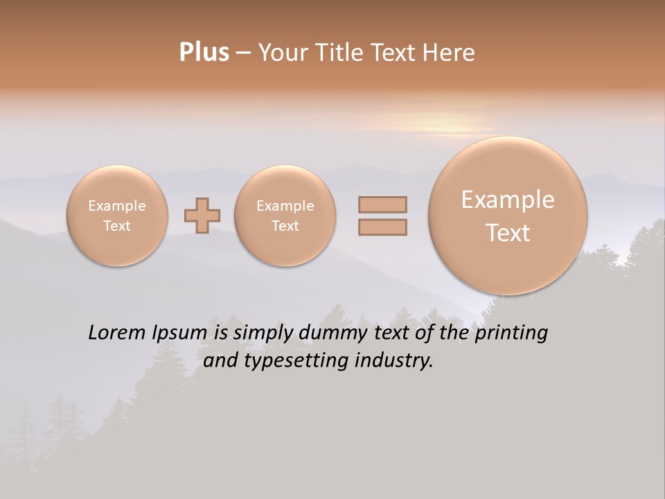 Old Sunset Retired PowerPoint Template