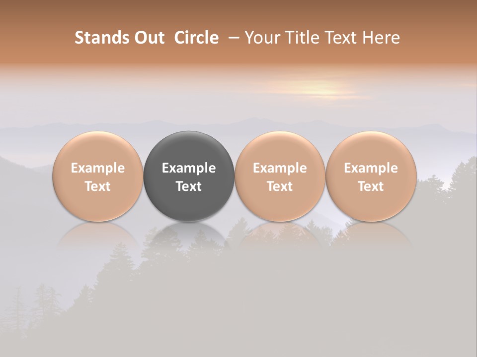 Old Sunset Retired PowerPoint Template