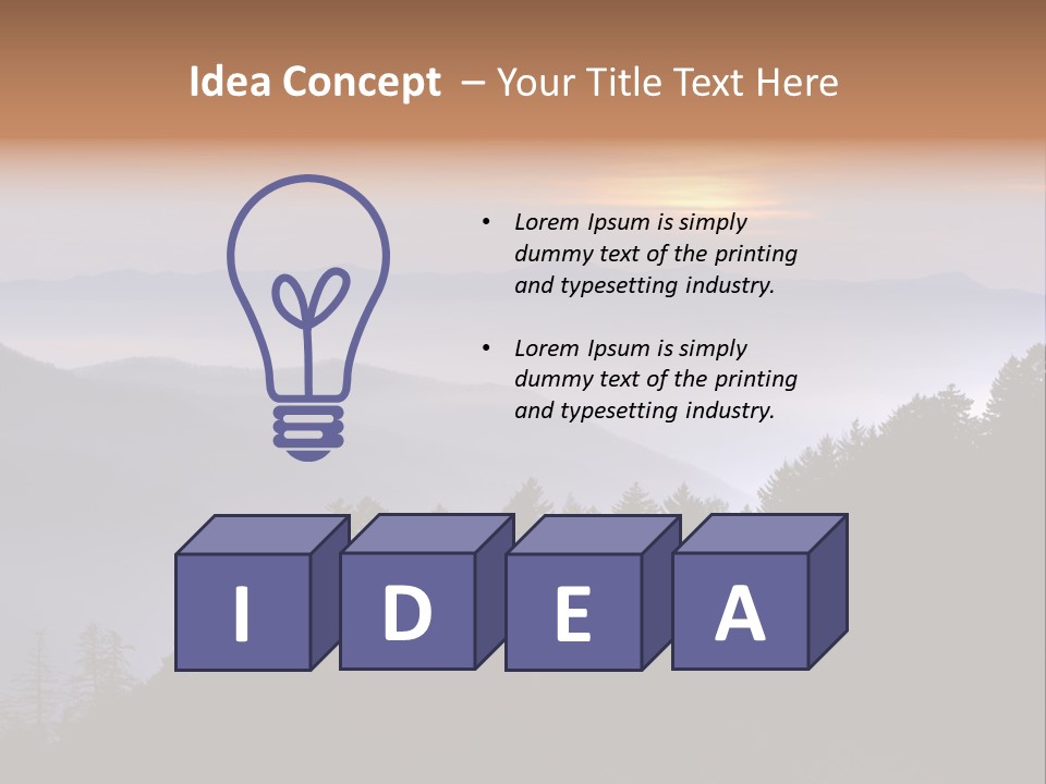Old Sunset Retired PowerPoint Template