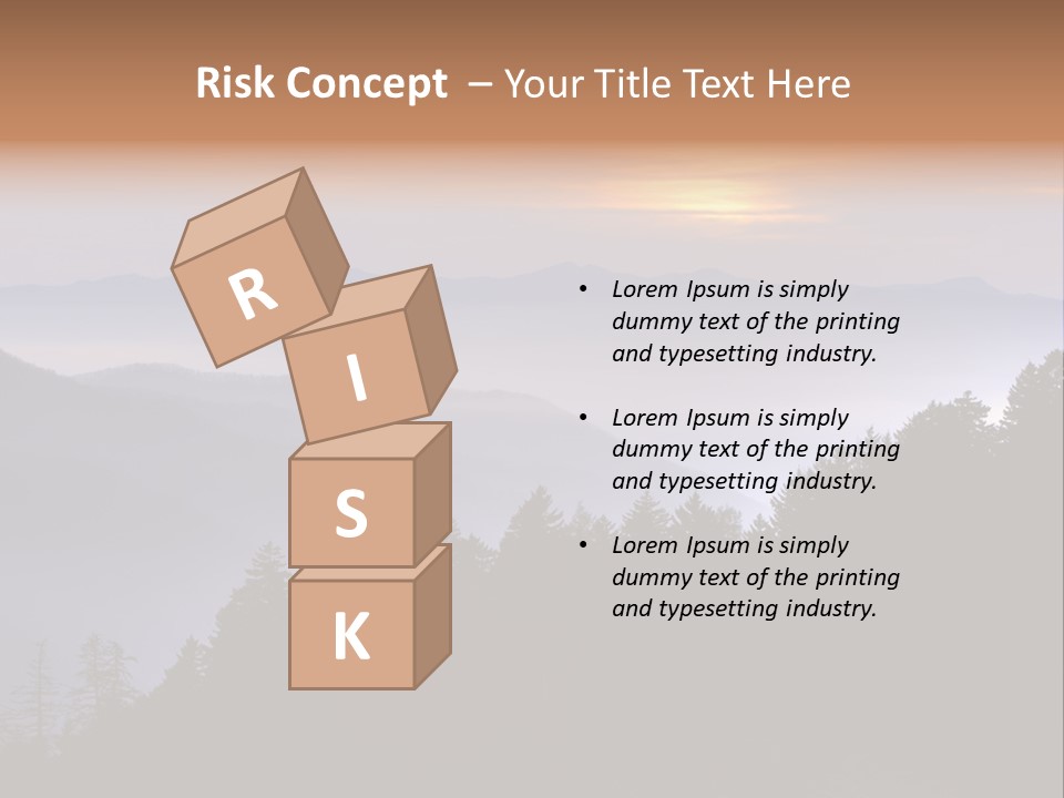 Old Sunset Retired PowerPoint Template