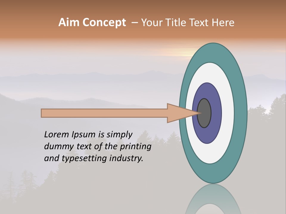 Old Sunset Retired PowerPoint Template