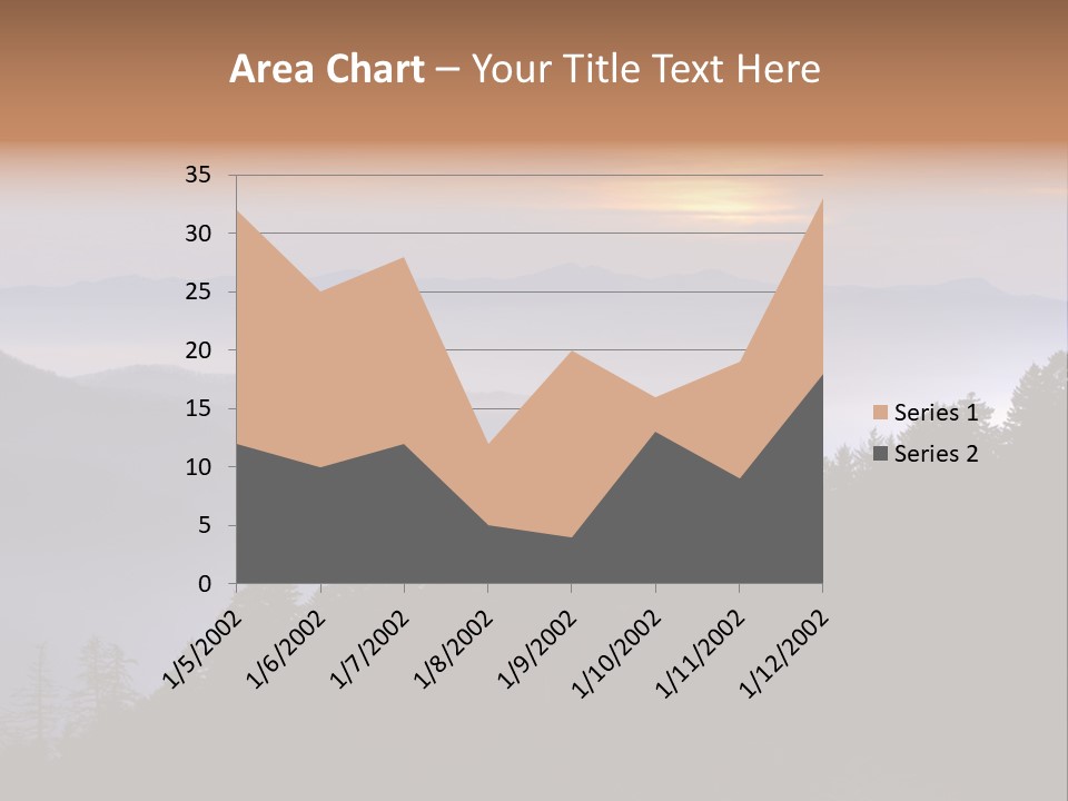 Old Sunset Retired PowerPoint Template
