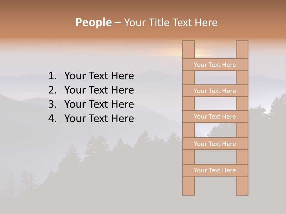 Old Sunset Retired PowerPoint Template