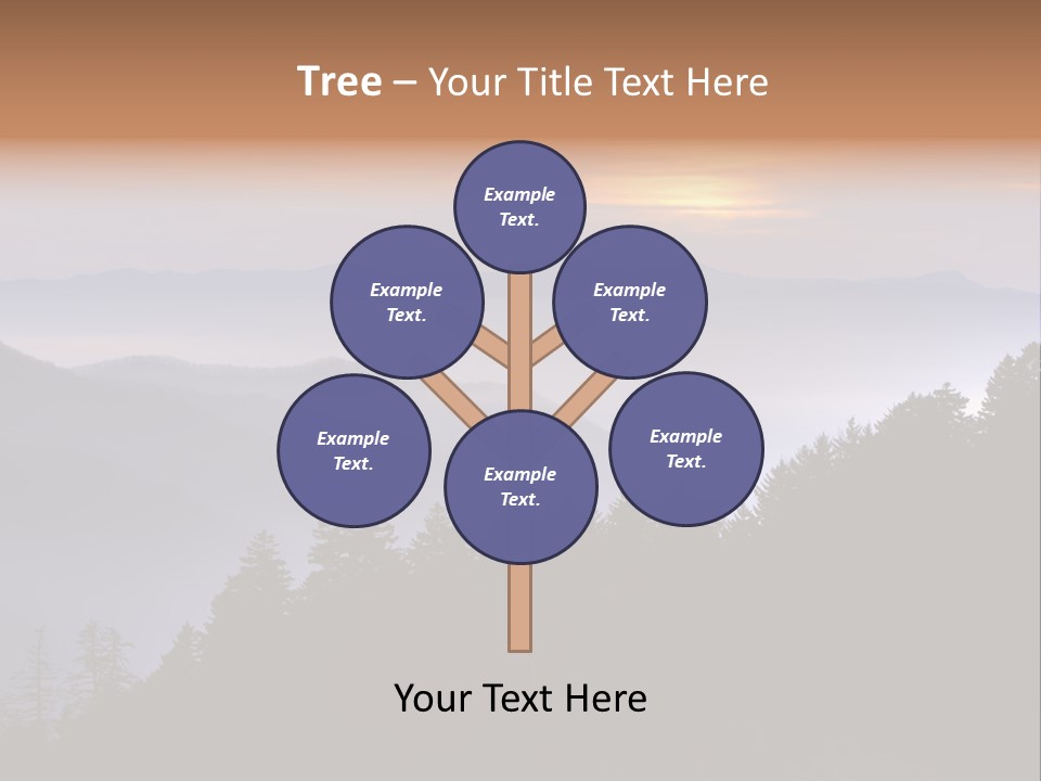 Old Sunset Retired PowerPoint Template