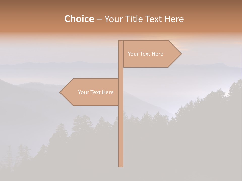 Old Sunset Retired PowerPoint Template