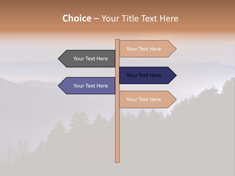 Old Sunset Retired PowerPoint Template