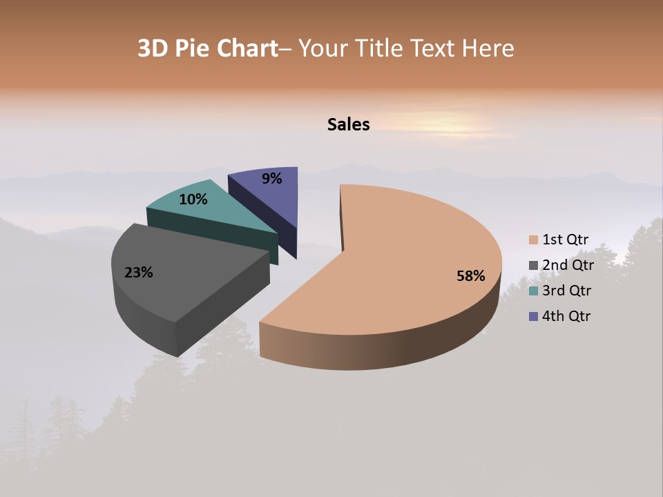 Old Sunset Retired PowerPoint Template