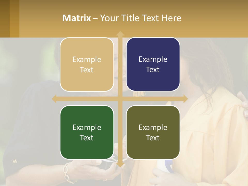 Calm Portrait Older PowerPoint Template