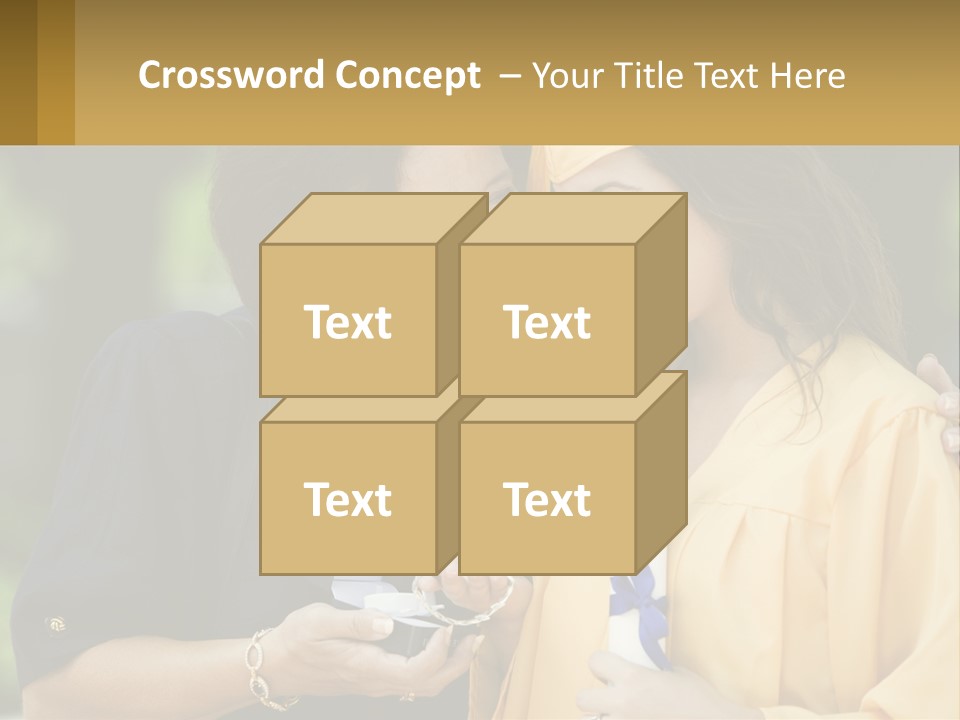 Calm Portrait Older PowerPoint Template