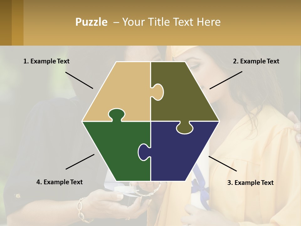 Calm Portrait Older PowerPoint Template