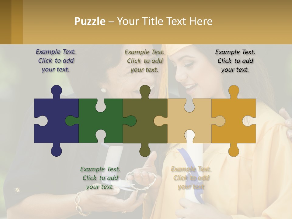 Calm Portrait Older PowerPoint Template