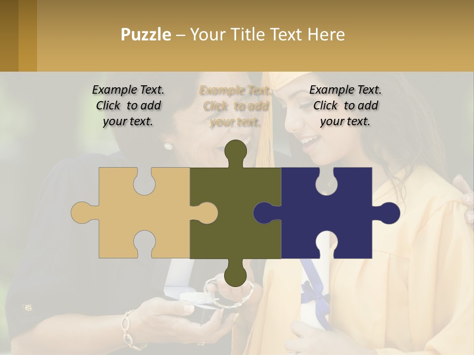 Calm Portrait Older PowerPoint Template