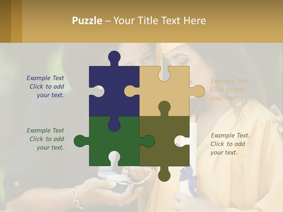 Calm Portrait Older PowerPoint Template