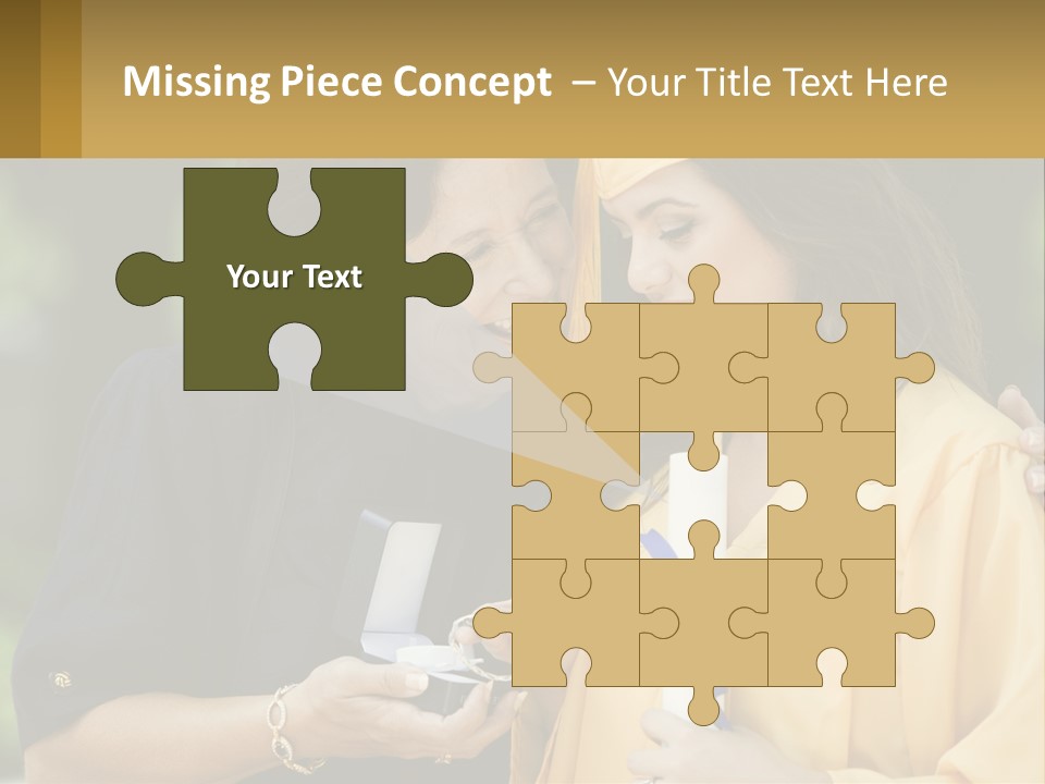 Calm Portrait Older PowerPoint Template