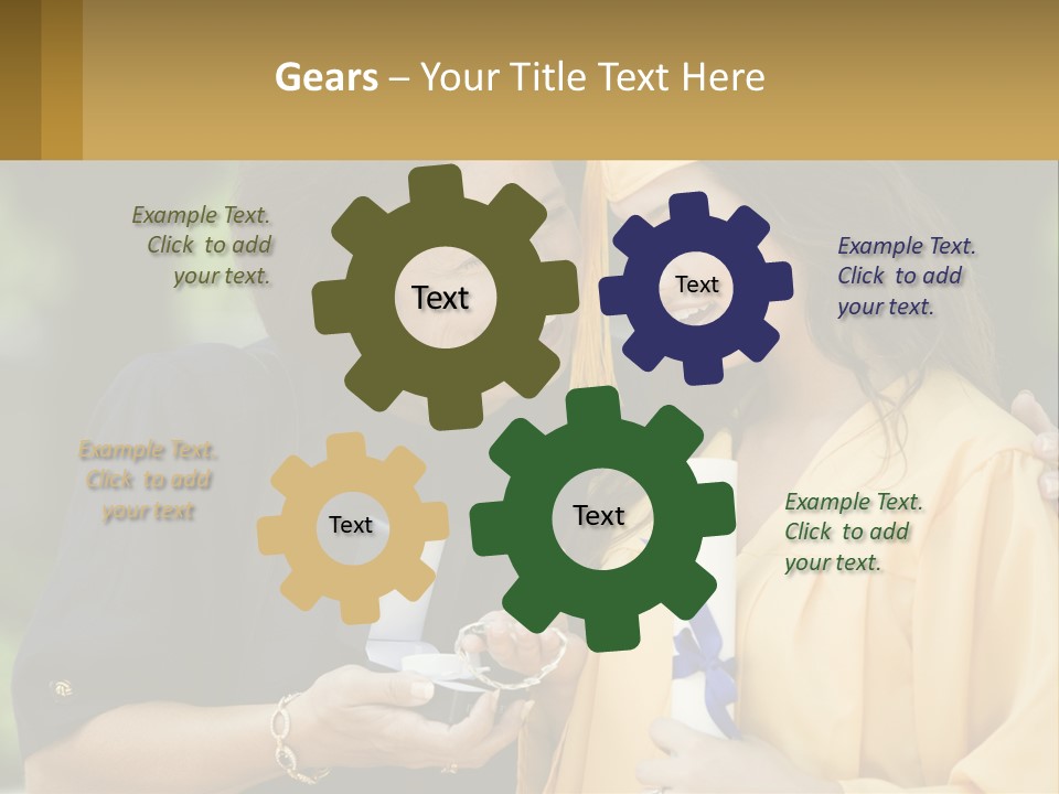 Calm Portrait Older PowerPoint Template