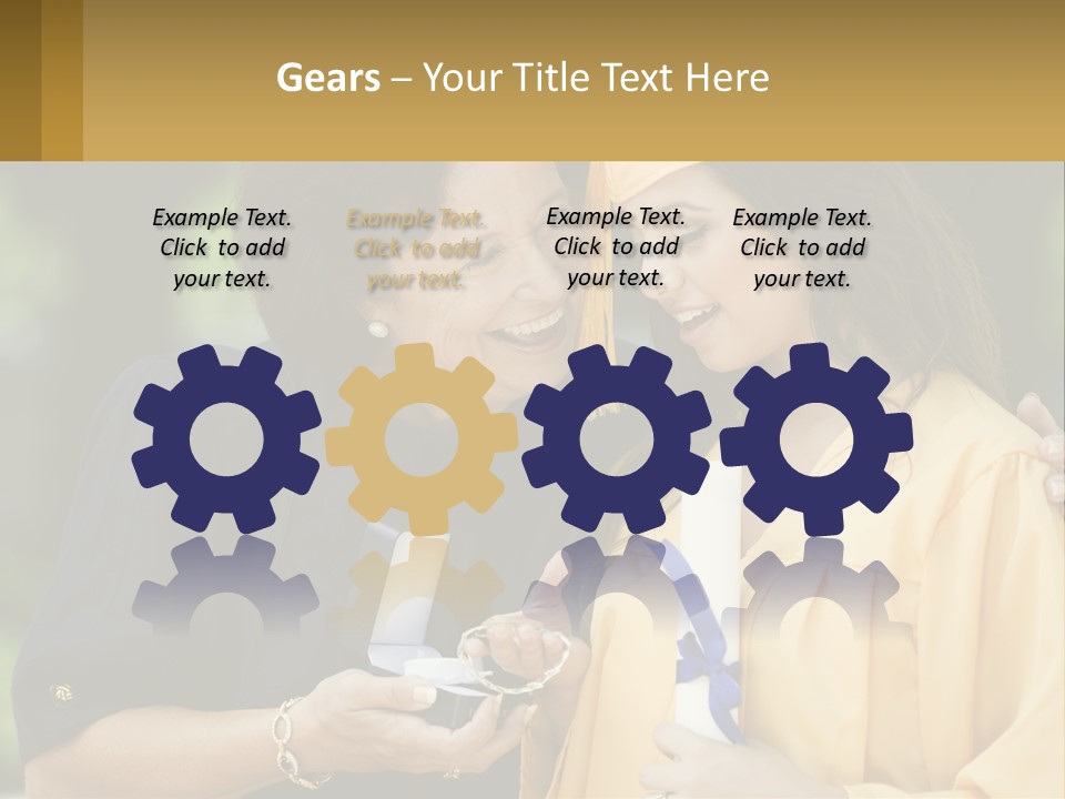 Calm Portrait Older PowerPoint Template