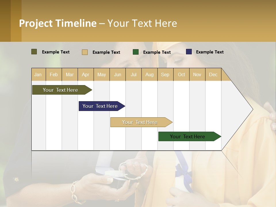 Calm Portrait Older PowerPoint Template