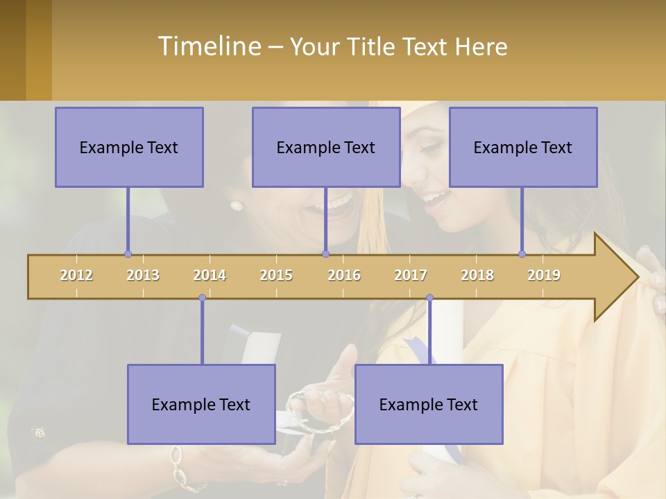 Calm Portrait Older PowerPoint Template