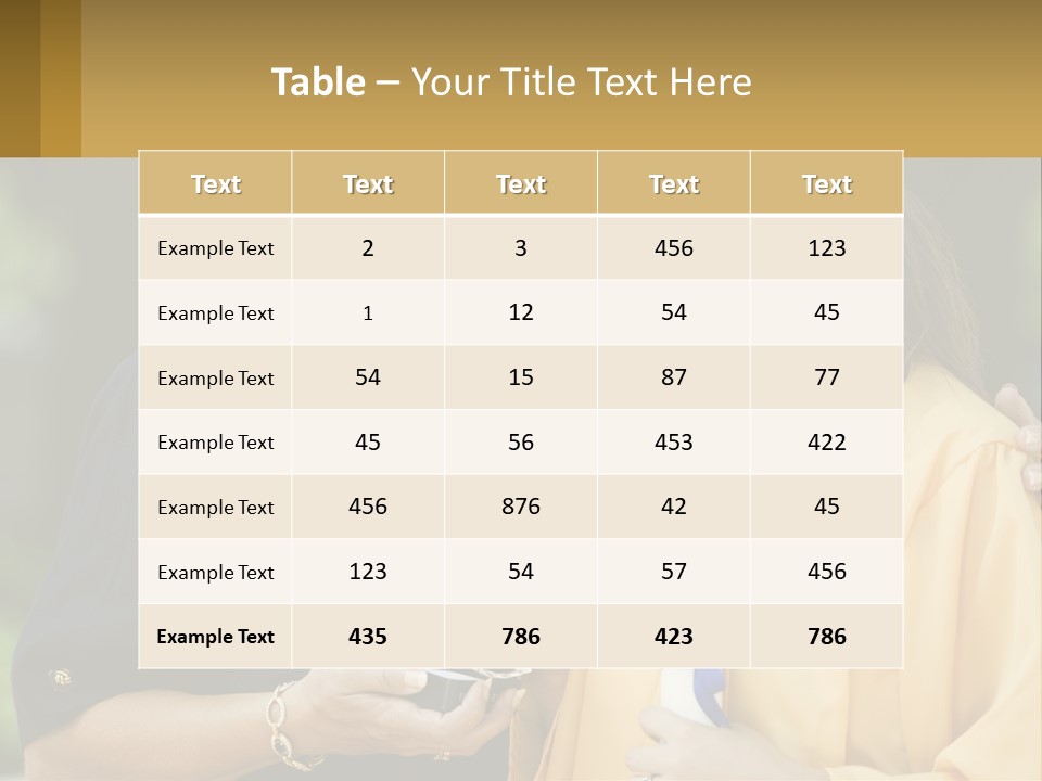 Calm Portrait Older PowerPoint Template