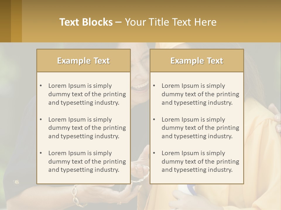 Calm Portrait Older PowerPoint Template