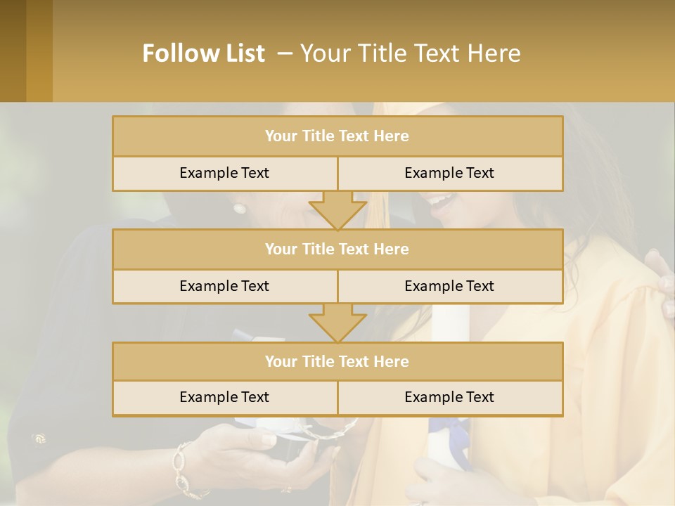 Calm Portrait Older PowerPoint Template