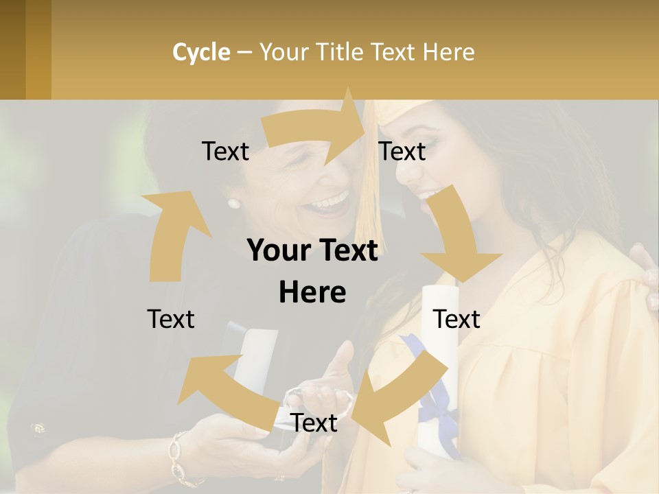 Calm Portrait Older PowerPoint Template