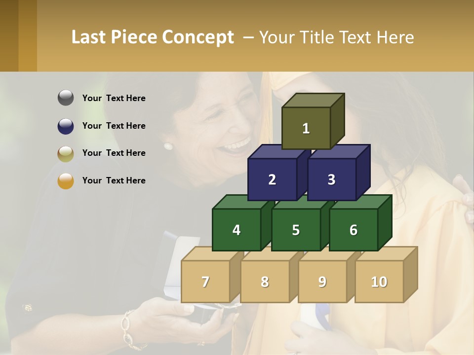 Calm Portrait Older PowerPoint Template