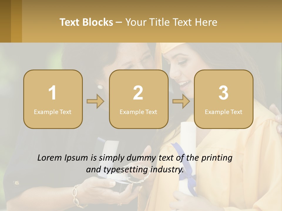 Calm Portrait Older PowerPoint Template