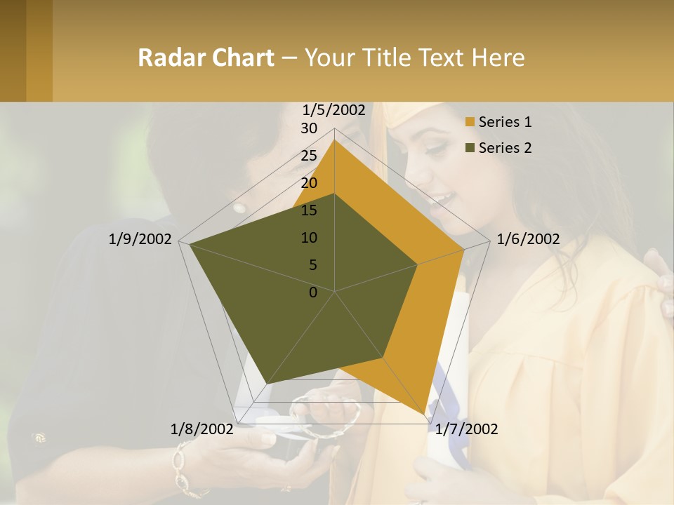 Calm Portrait Older PowerPoint Template