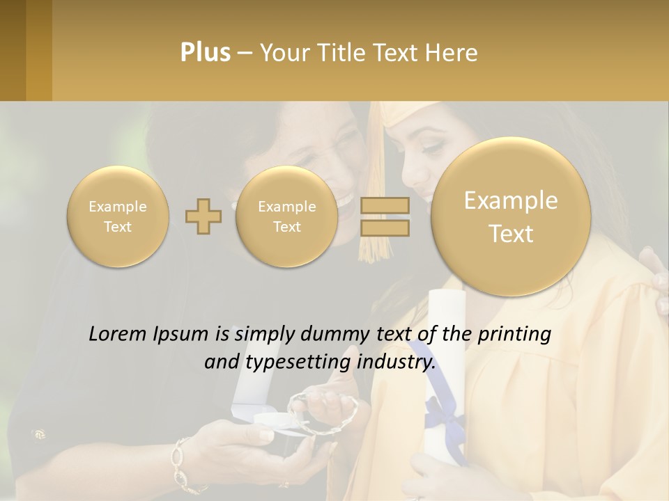 Calm Portrait Older PowerPoint Template