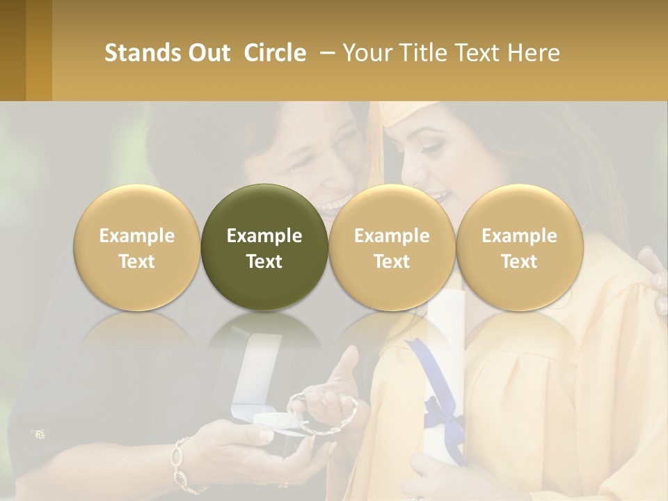 Calm Portrait Older PowerPoint Template