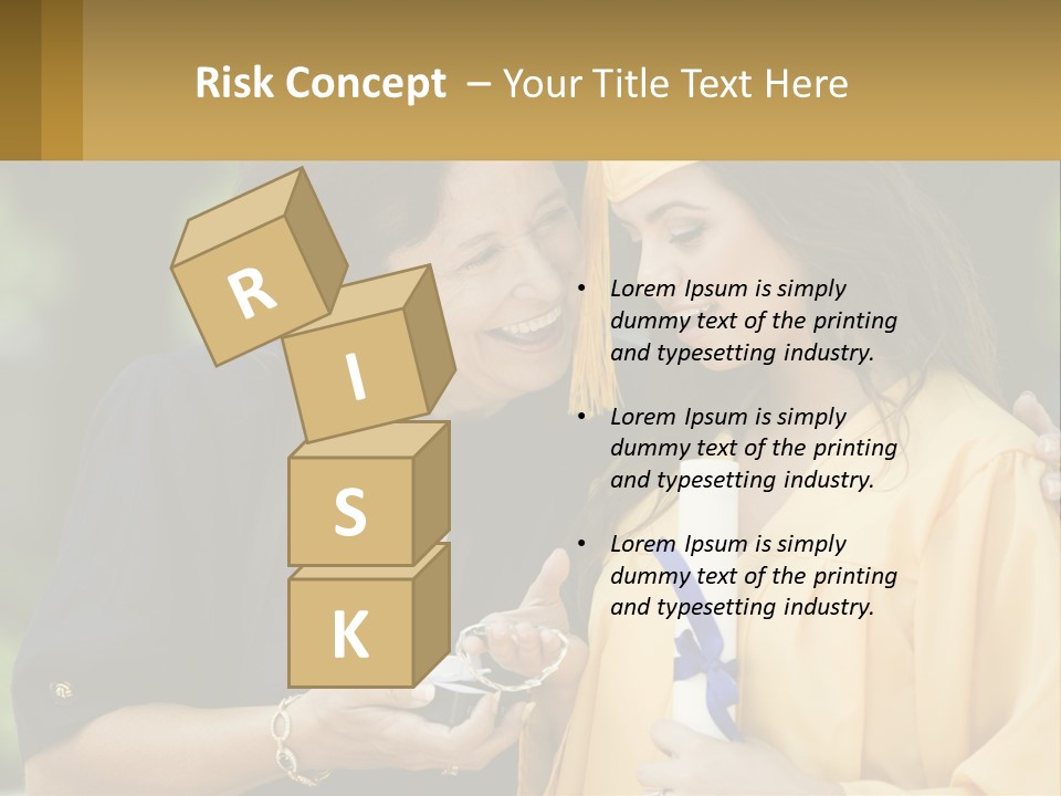 Calm Portrait Older PowerPoint Template