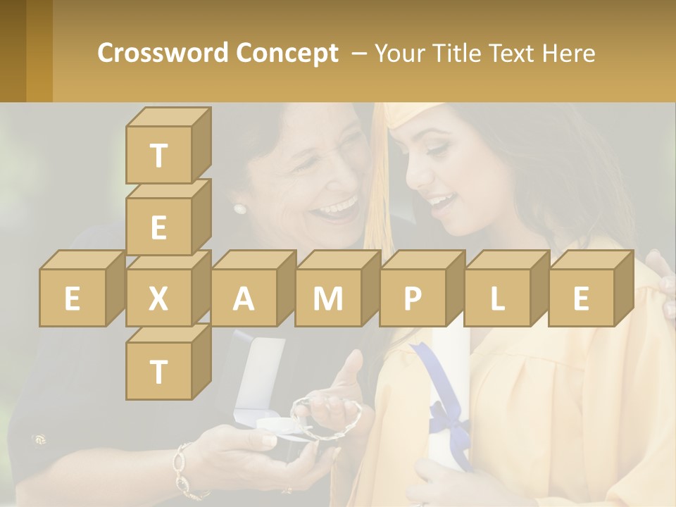 Calm Portrait Older PowerPoint Template