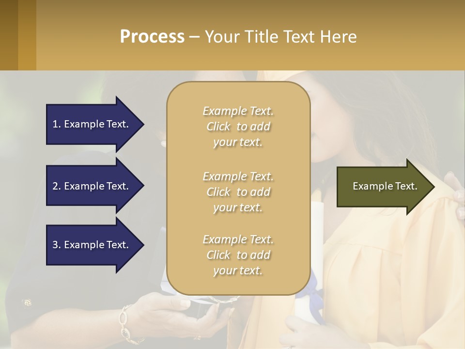 Calm Portrait Older PowerPoint Template