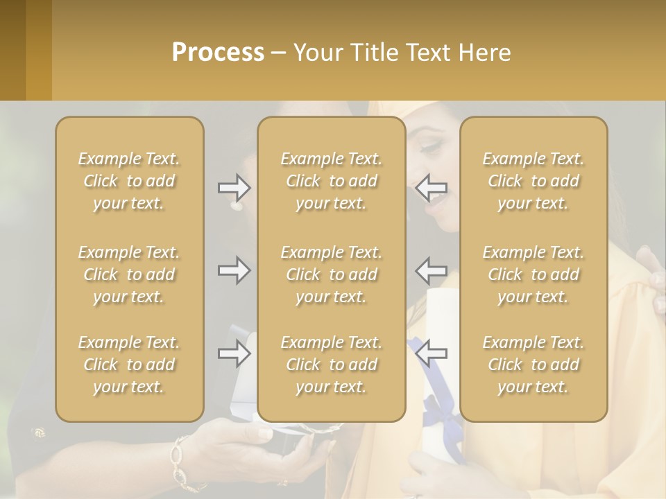 Calm Portrait Older PowerPoint Template