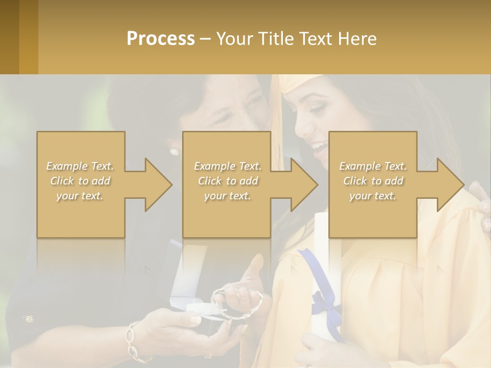 Calm Portrait Older PowerPoint Template