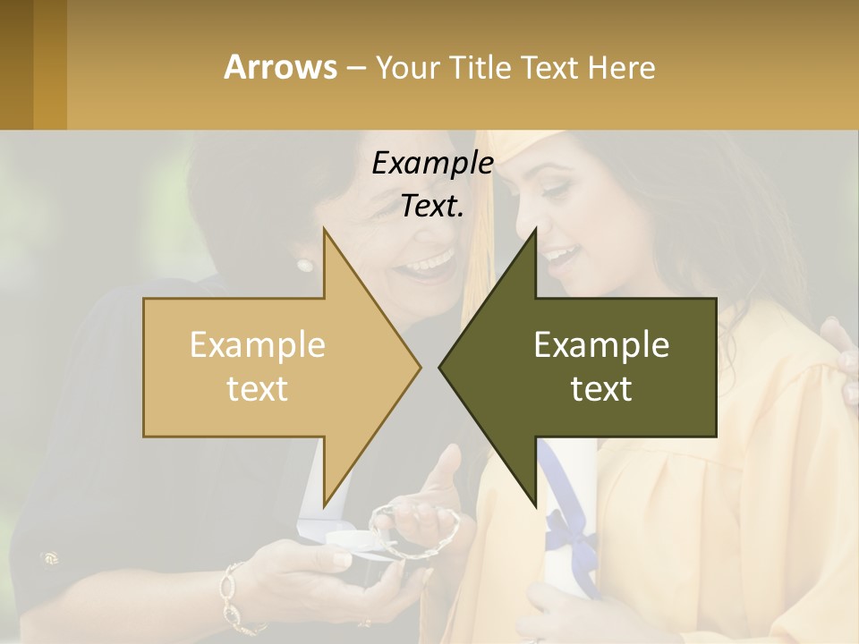 Calm Portrait Older PowerPoint Template