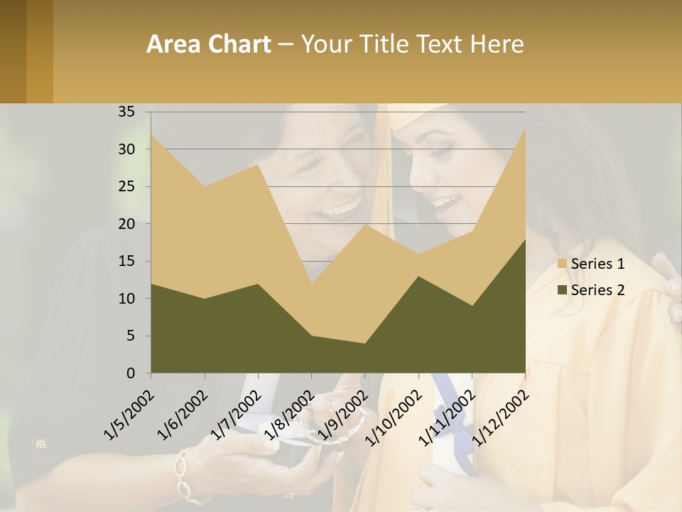 Calm Portrait Older PowerPoint Template