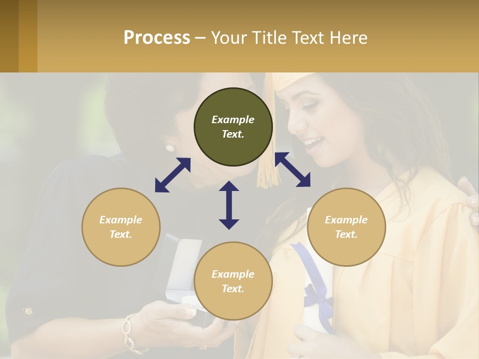 Calm Portrait Older PowerPoint Template