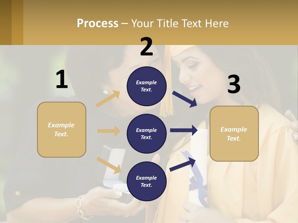 Calm Portrait Older PowerPoint Template