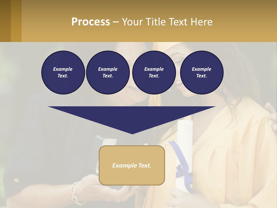 Calm Portrait Older PowerPoint Template