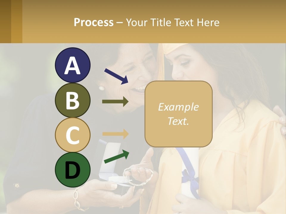 Calm Portrait Older PowerPoint Template