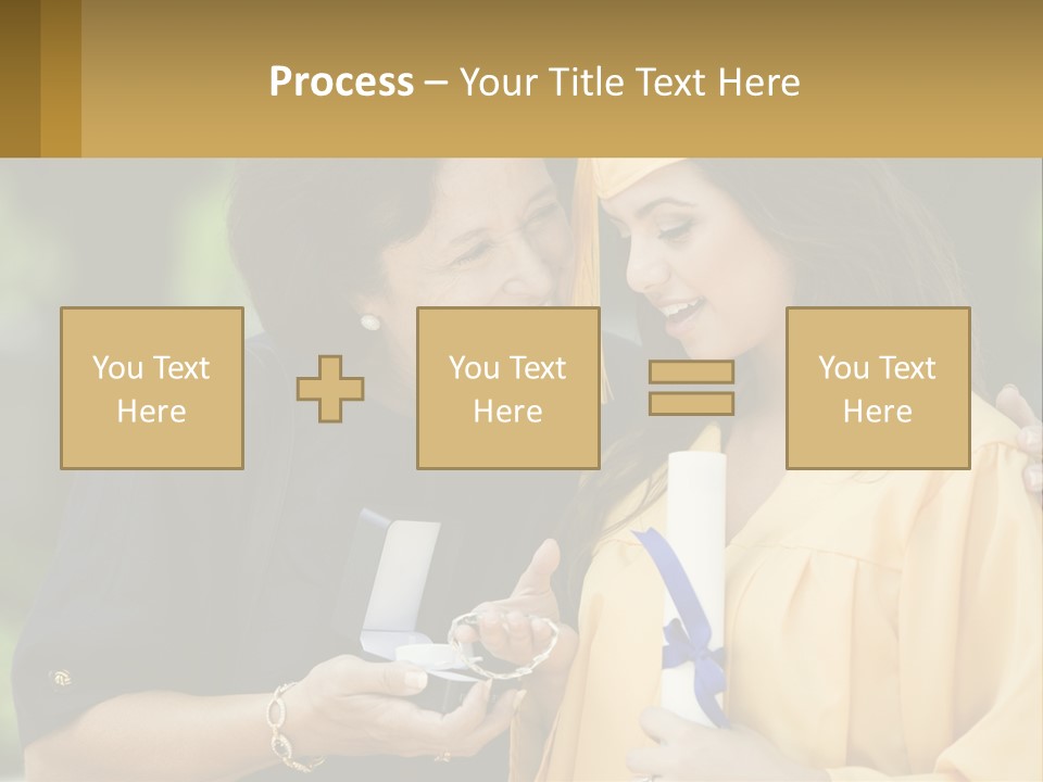 Calm Portrait Older PowerPoint Template