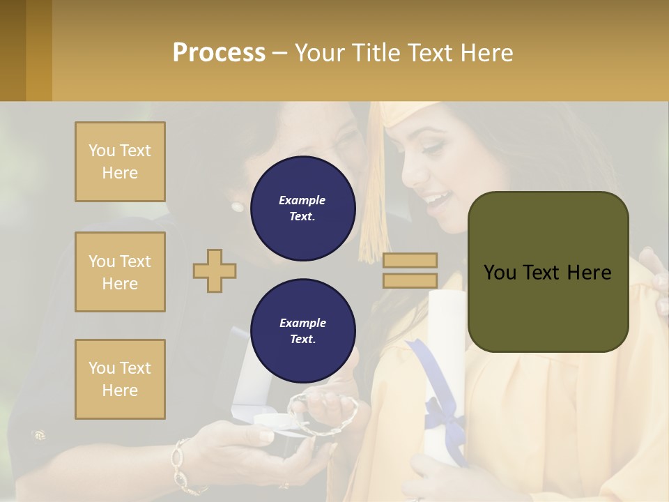 Calm Portrait Older PowerPoint Template