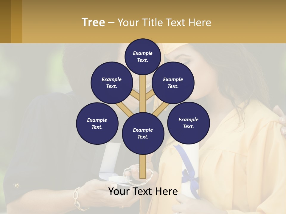 Calm Portrait Older PowerPoint Template