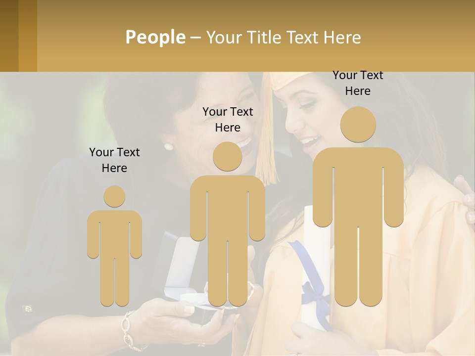 Calm Portrait Older PowerPoint Template