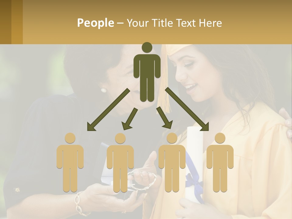 Calm Portrait Older PowerPoint Template