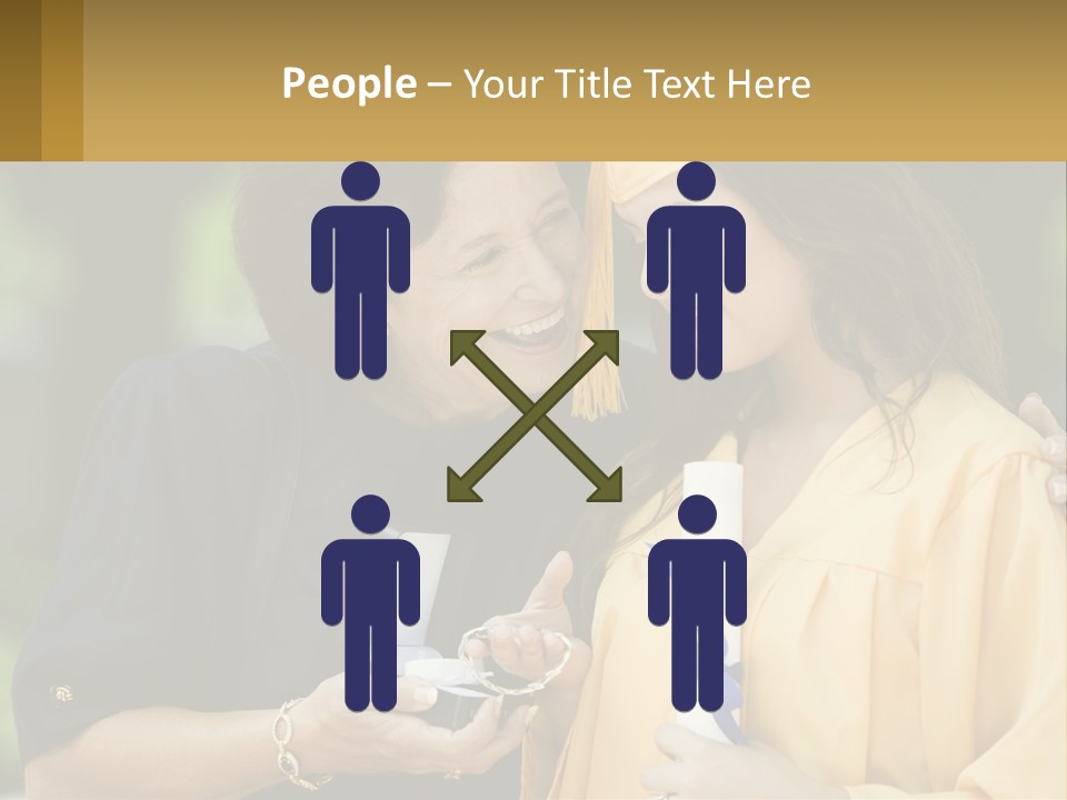 Calm Portrait Older PowerPoint Template