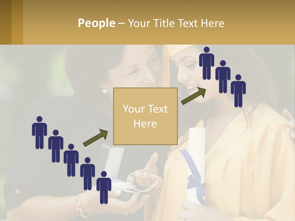 Calm Portrait Older PowerPoint Template