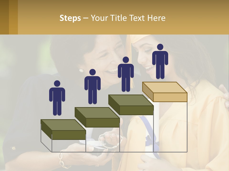 Calm Portrait Older PowerPoint Template